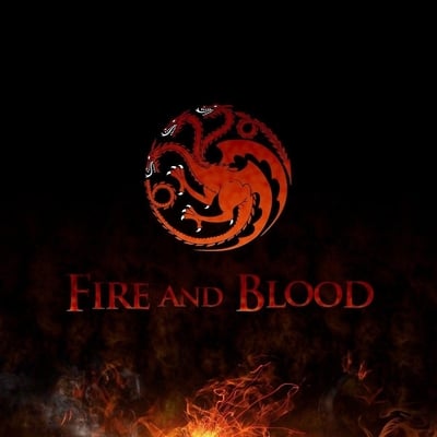 دانلود کتاب Fire and Blood از سری رمان نغمه‌ی یخ و آتش به فرمت Pdf 